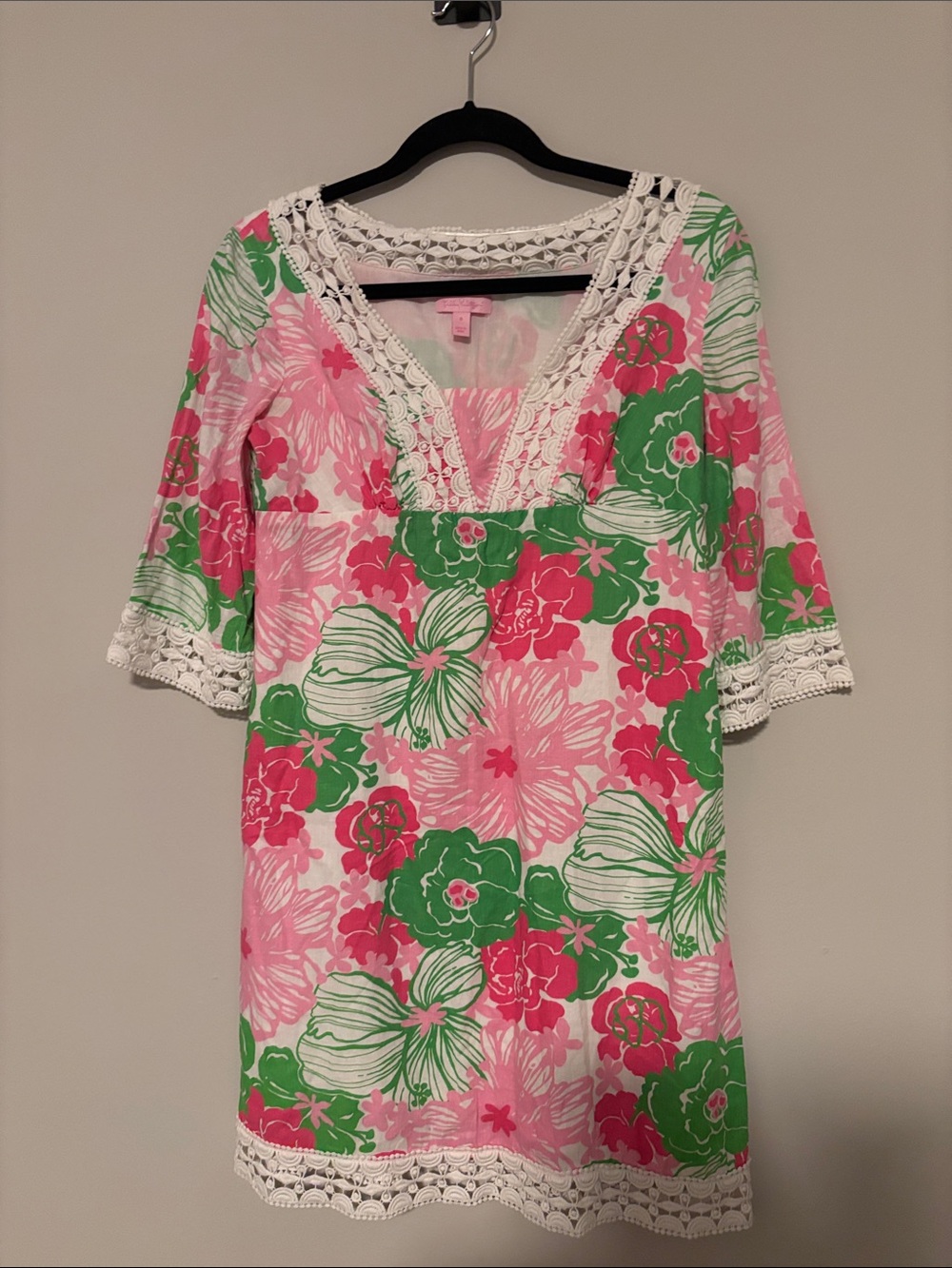 Lilly Pulitzer linen blend Sherman dress size 0
